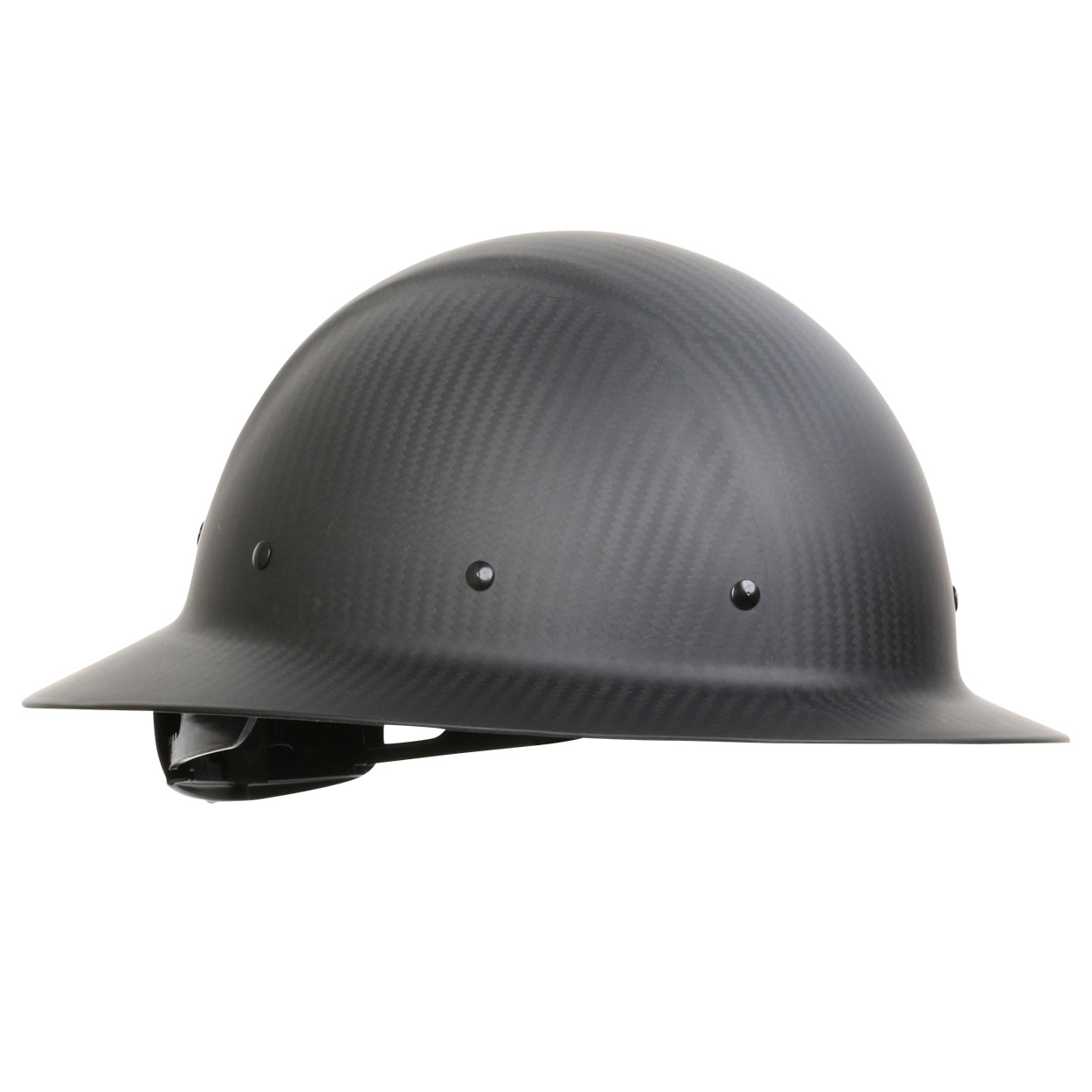 Matte Carbon Fiber Hard Hats - PIP - Impact Resistant