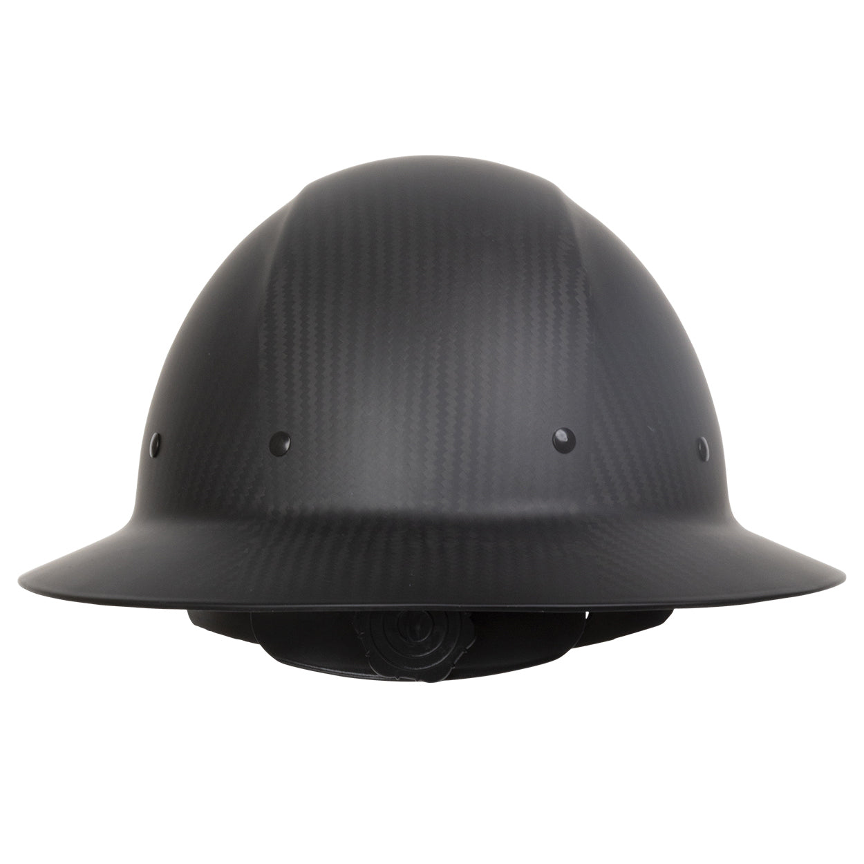Matte Carbon Fiber Hard Hats - PIP - Impact Resistant