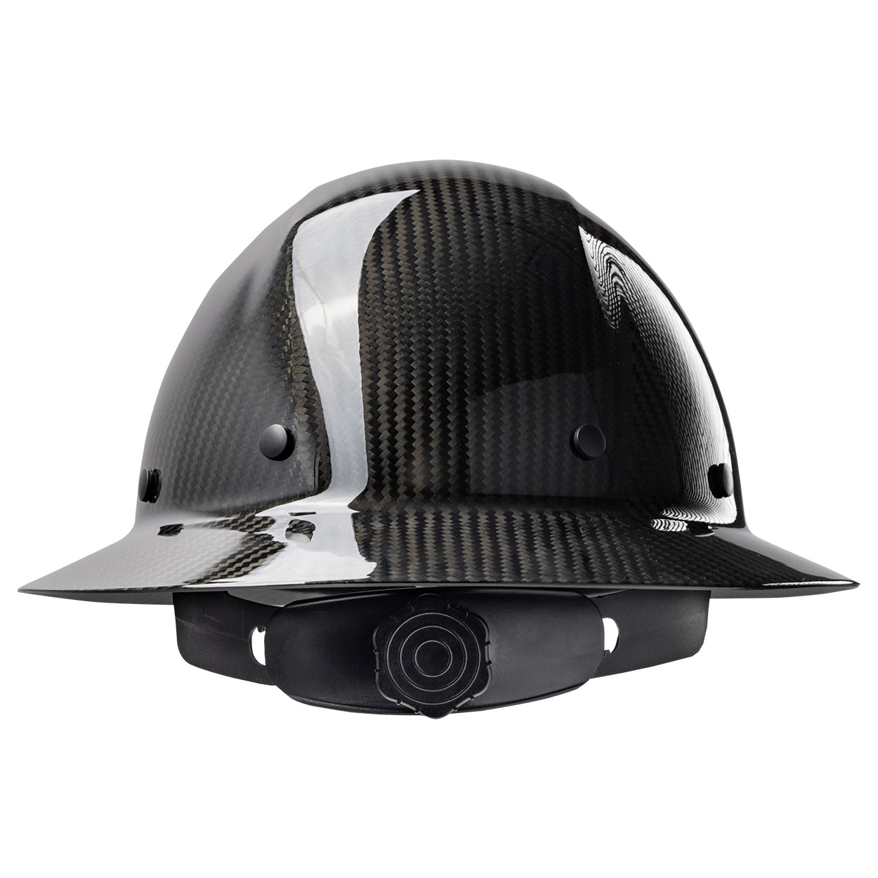 Matte Carbon Fiber Hard Hats - PIP - Impact Resistant