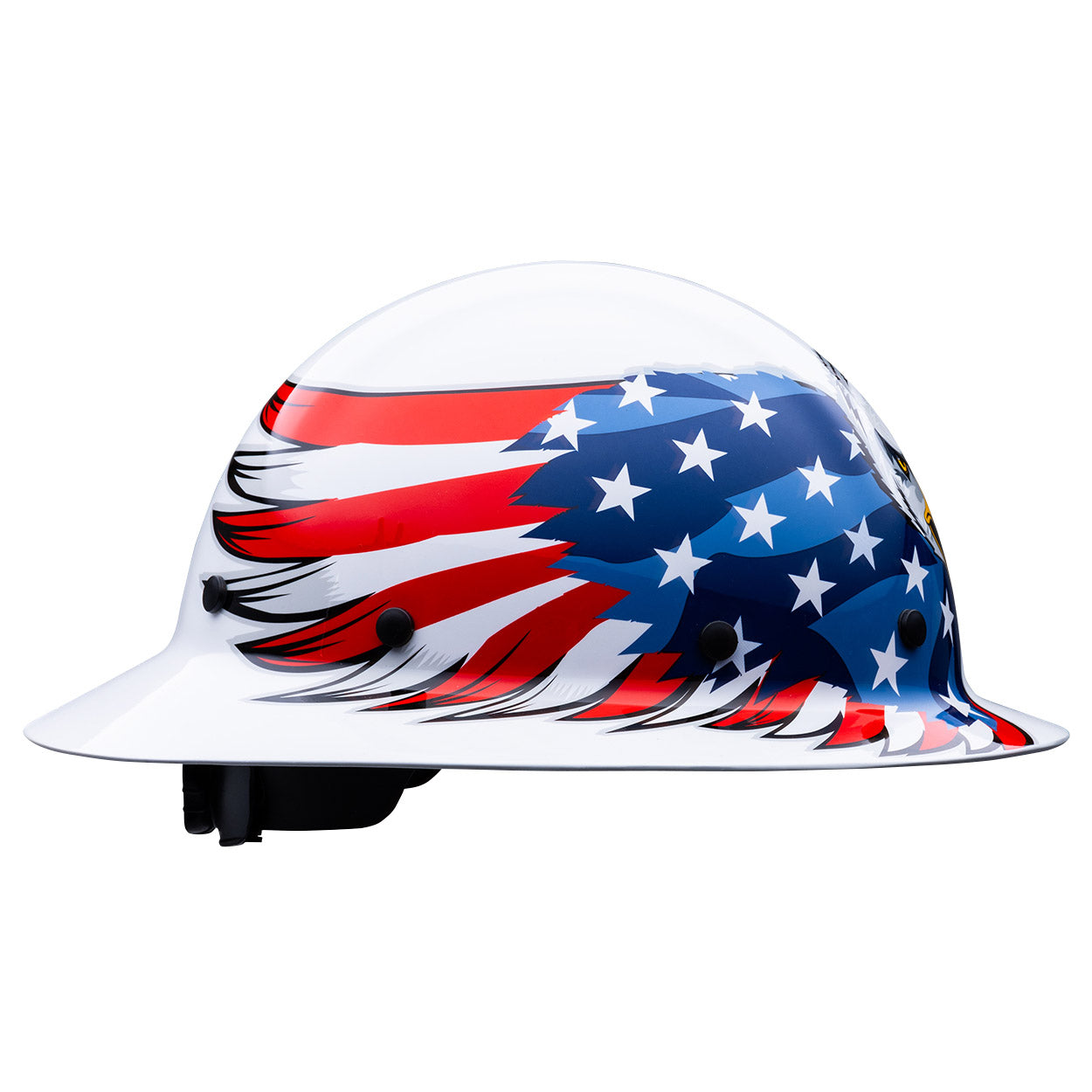 White Eagle Hard Hats - PIP - Durable Fiberglass Shell