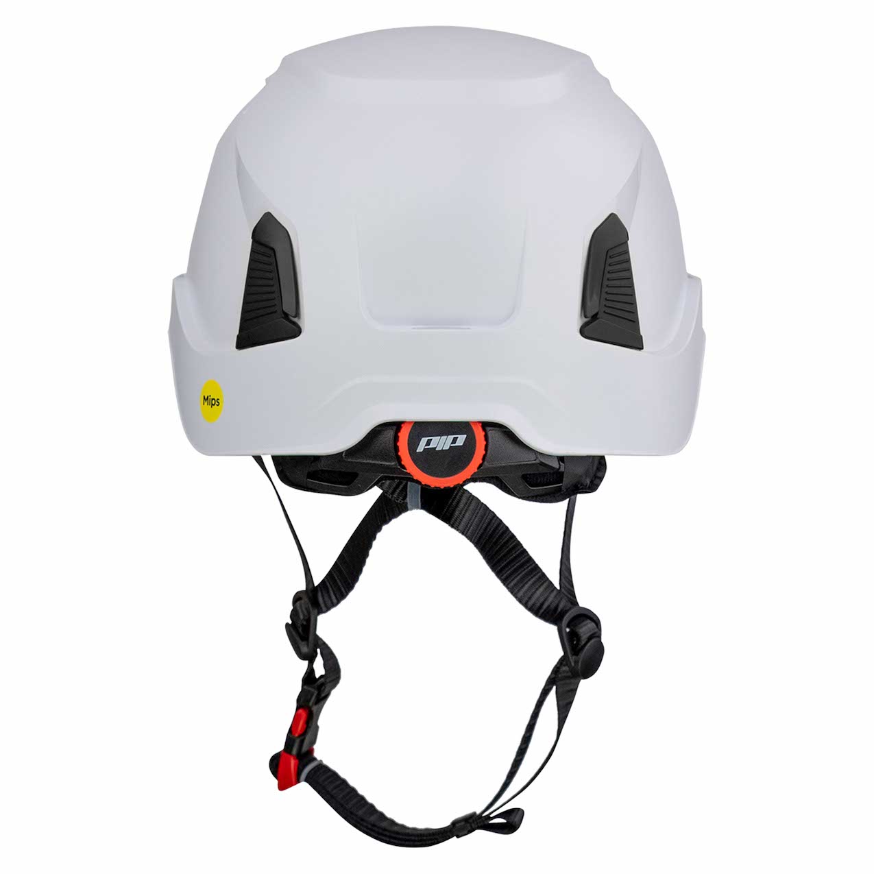 White Hard Hats | PIP - Vented Climbing Helmet - Durable Safety