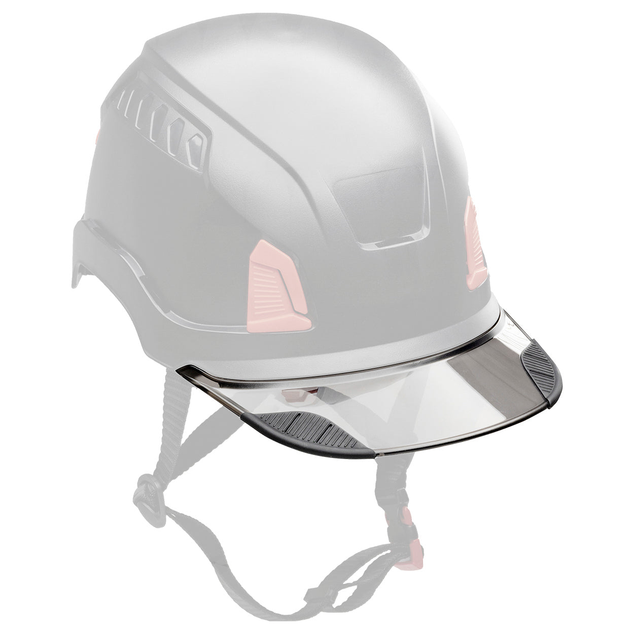 Smoke/Gray Hard Hat Shades - PIP - Quick Attachment