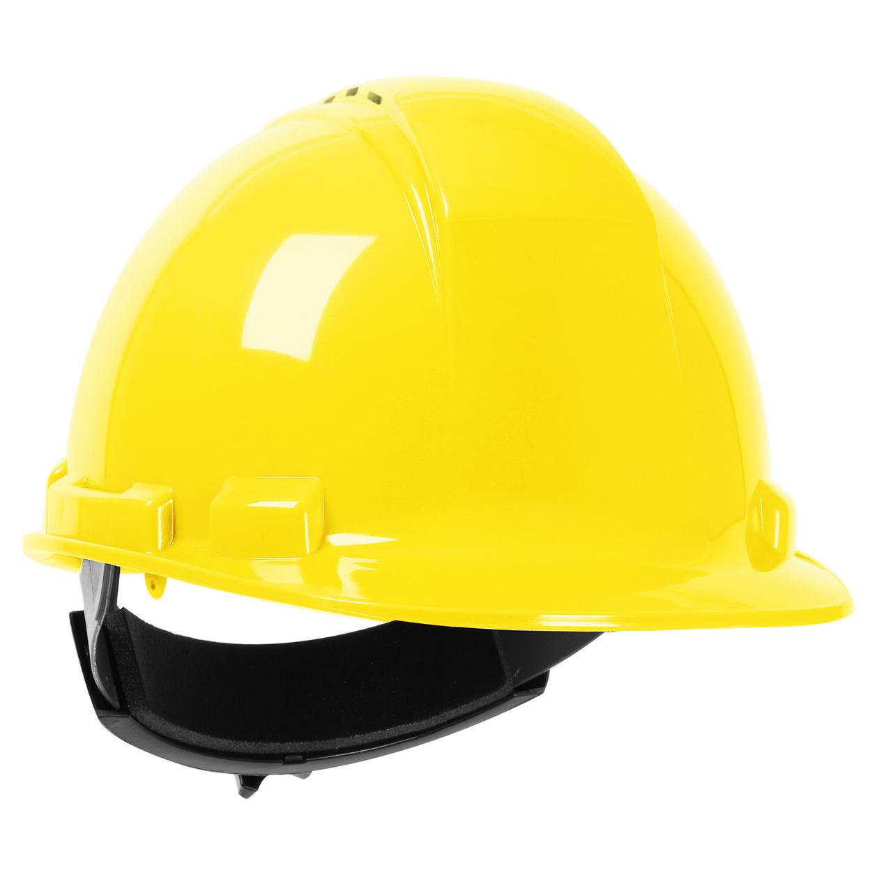 White Hard Hats - PIP - Vented Cap Style