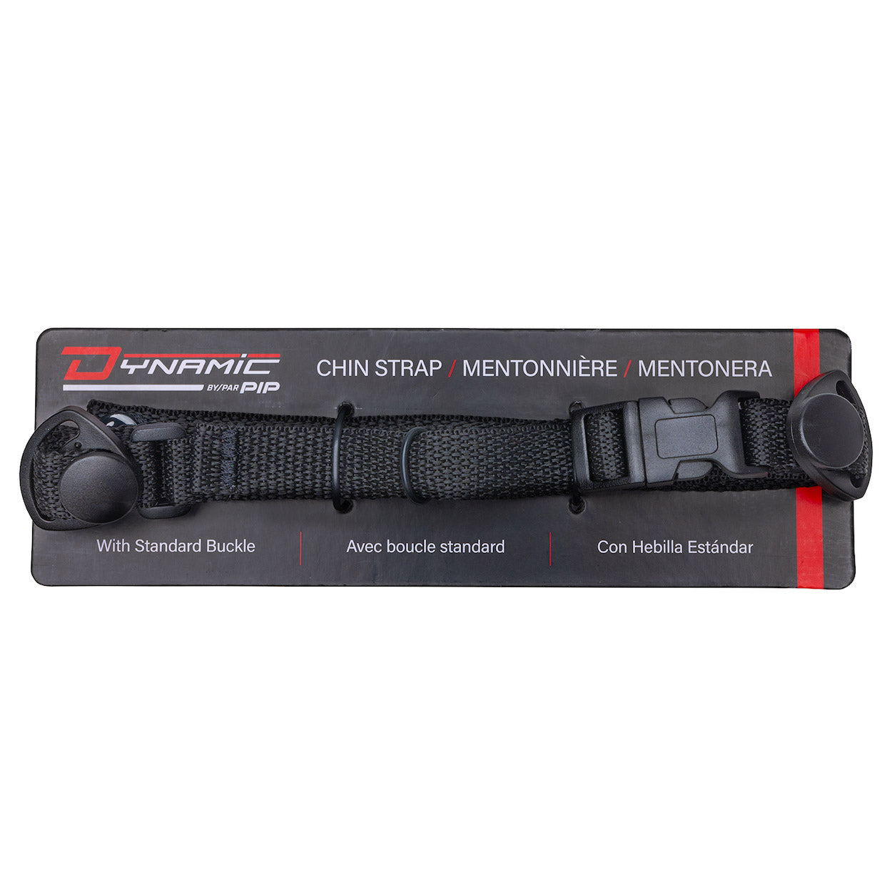 Black Chin Straps - PIP - Adjustable Nylon Strap