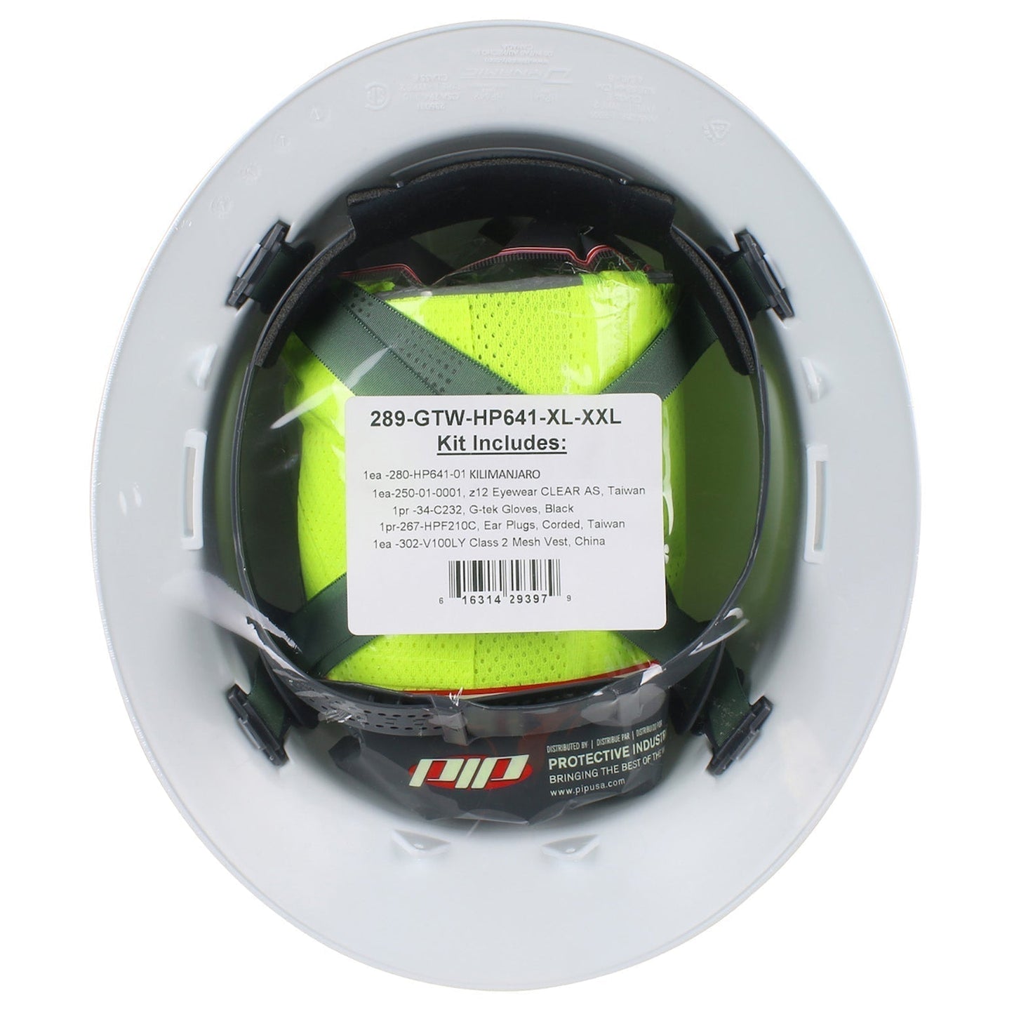 HP641 Full Brim Hat - PIP - Complete Safety Kit