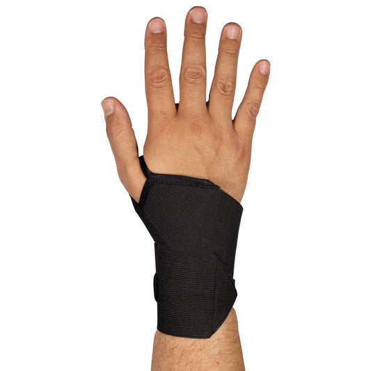 Black Wrist Supports - PIP - Elastic Wrap With Loop