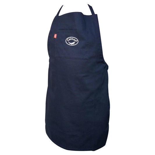 Blue Welding Aprons - PIP - Flame Resistant Cotton