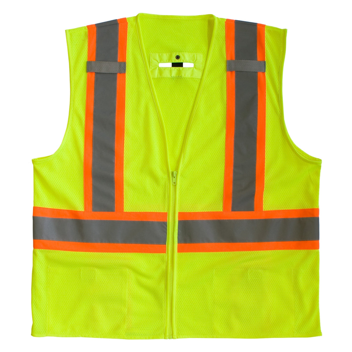 Yellow/Lime Safety Vest - PIP - Reflective Two-Tone
