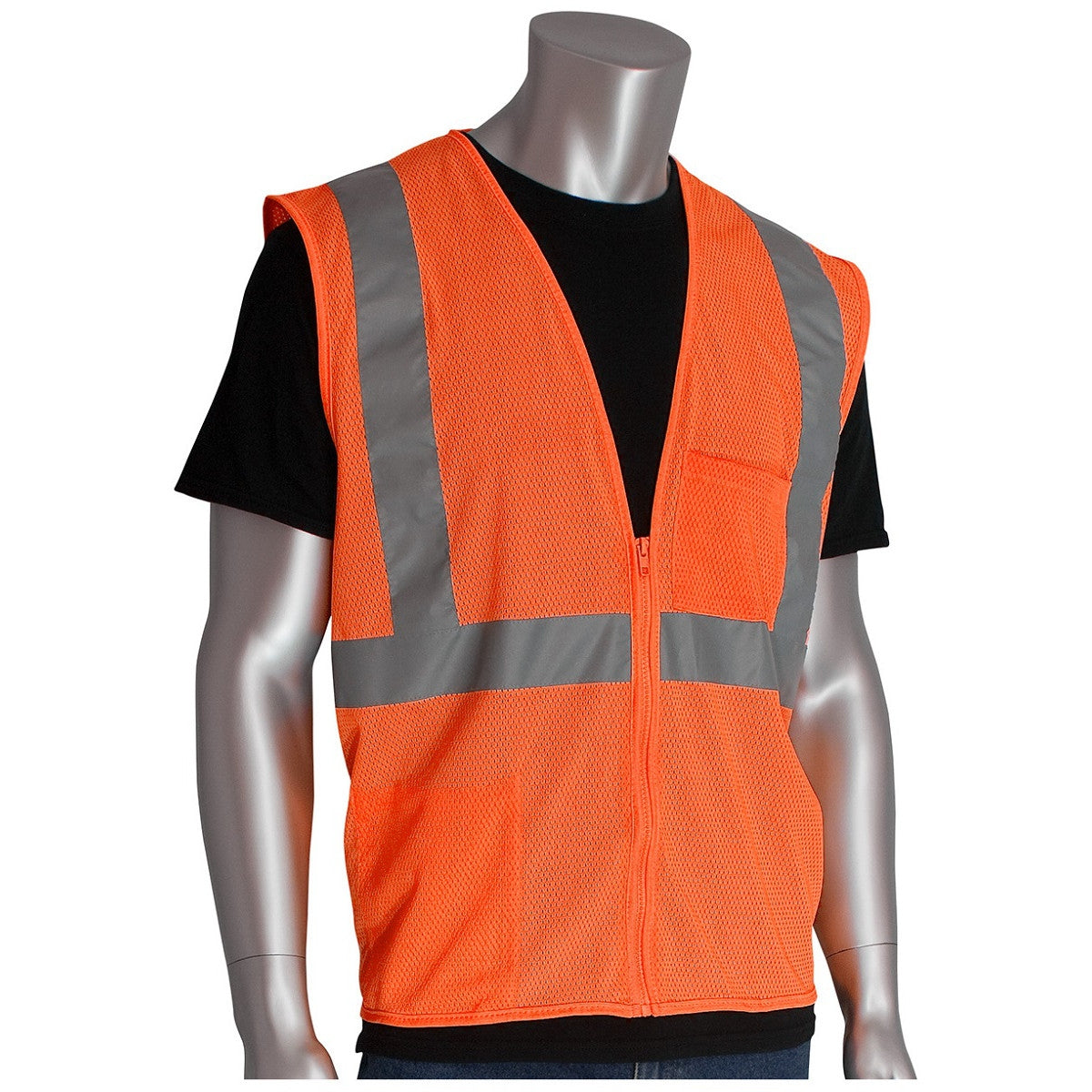 Yellow/Lime Safety Vest - PIP - Breathable Mesh