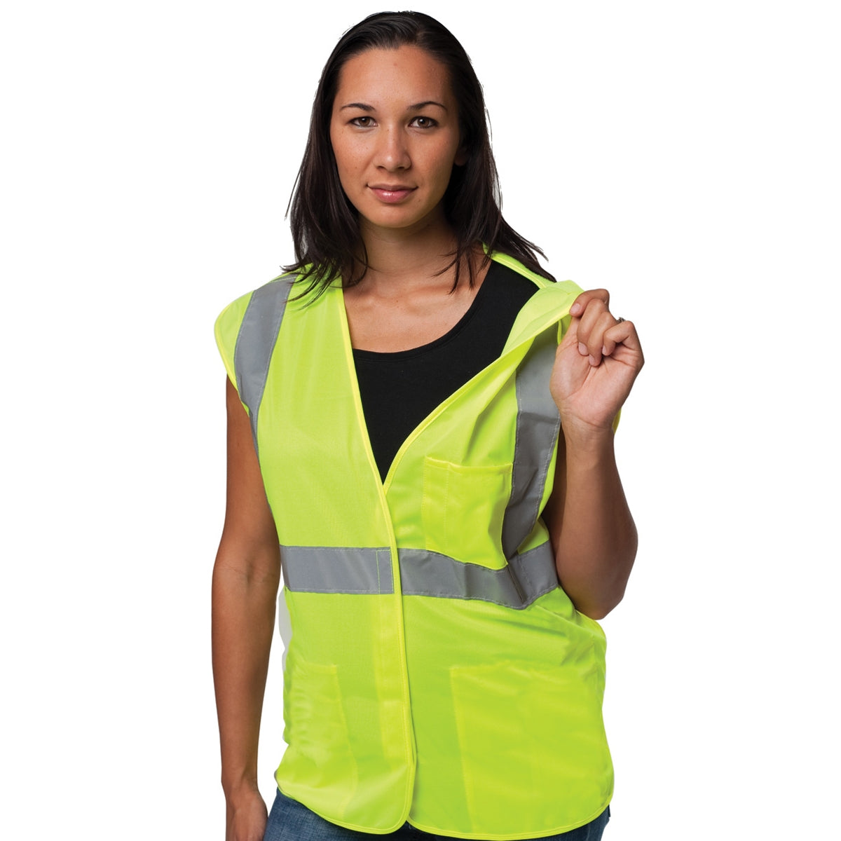 Yellow/Lime Safety Vest - PIP - Breakaway Design