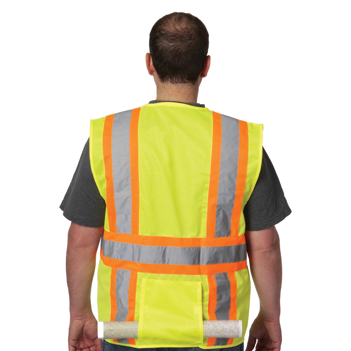 Yellow/Lime Safety Vest - PIP - Reflective Design
