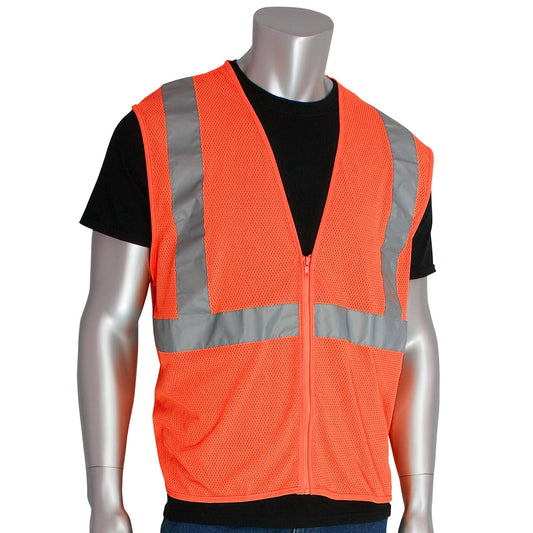 Yellow/Lime Safety Vest - PIP - Breathable Mesh
