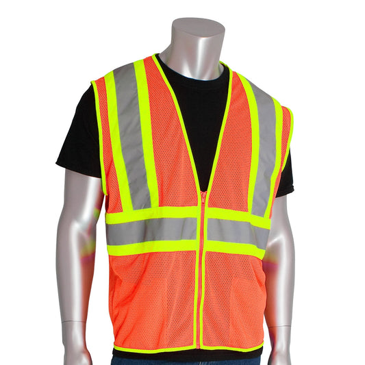 Yellow/Lime Safety Vests - PIP - Breathable Mesh