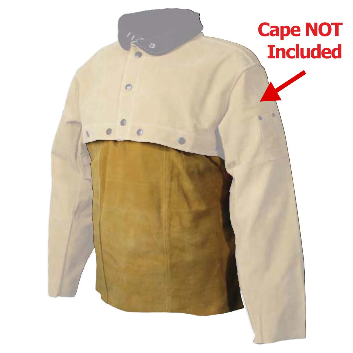 Brown Welding Bibs - PIP - Durable Pigskin Leather