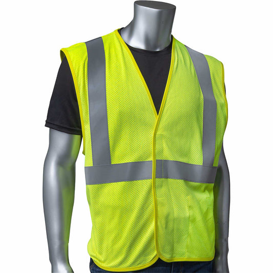 Yellow/Lime Safety Vests - PIP - Flame Resistant