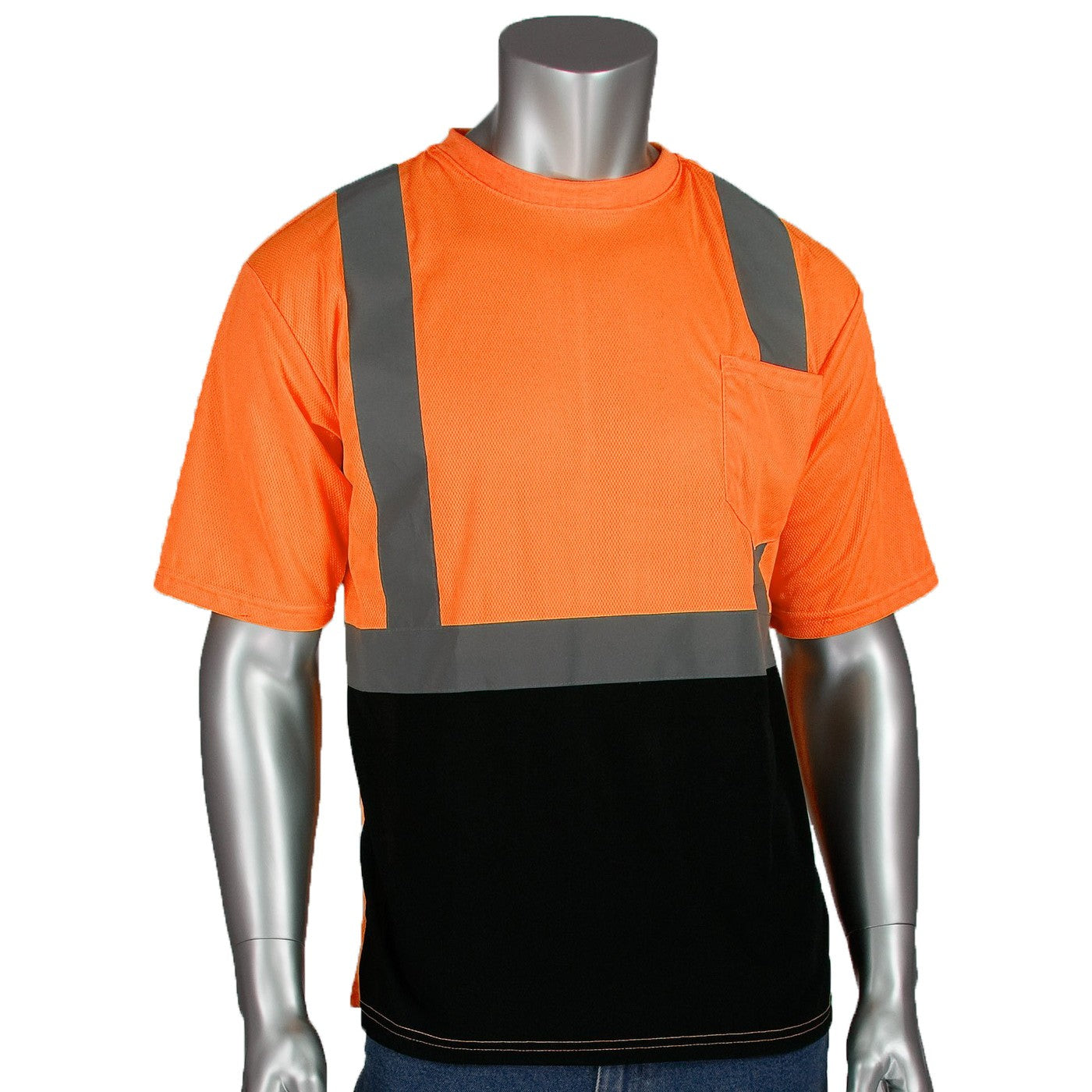 Yellow/Lime Safety Shirt - PIP - Moisture-Wicking
