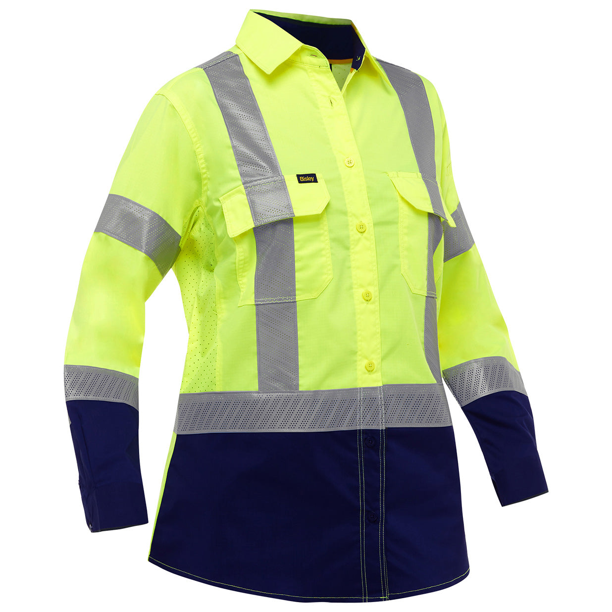 Orange/Navy Safety Shirts - PIP - Lightweight Fabric