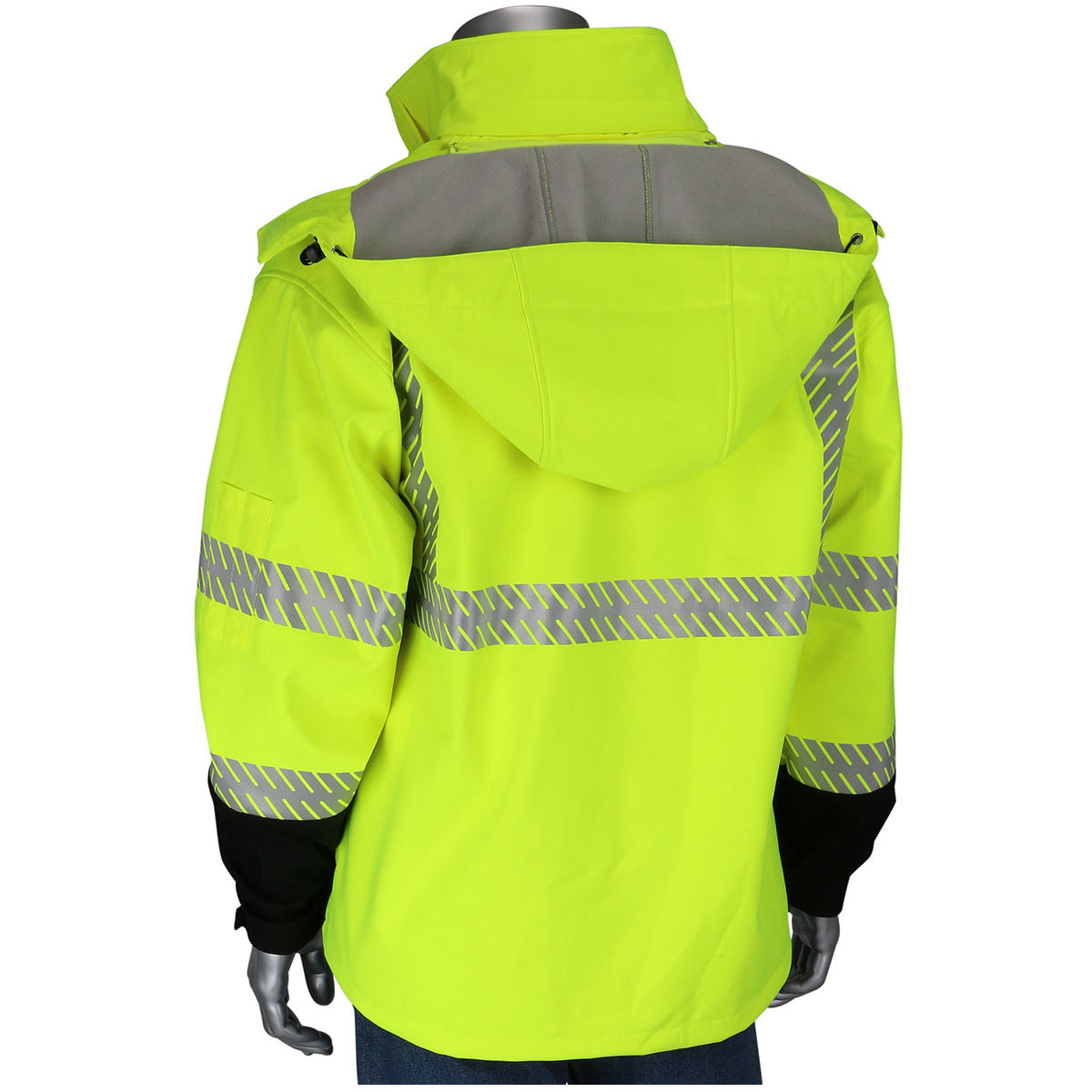 Yellow/Lime Safety Jacket - PIP - Rip Stop Breathable