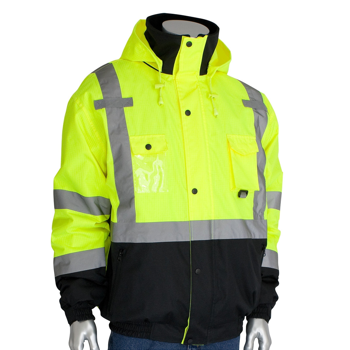 Yellow/Lime Safety Jacket - PIP - High Visibility