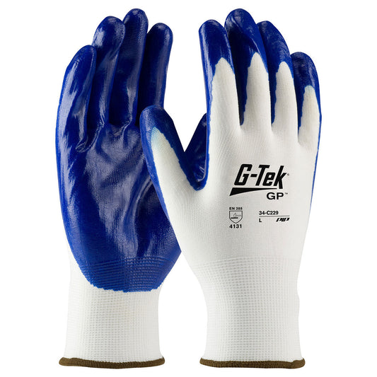 Nitrile Coated Smooth Grip Gloves - PIP - Seamless Nylon