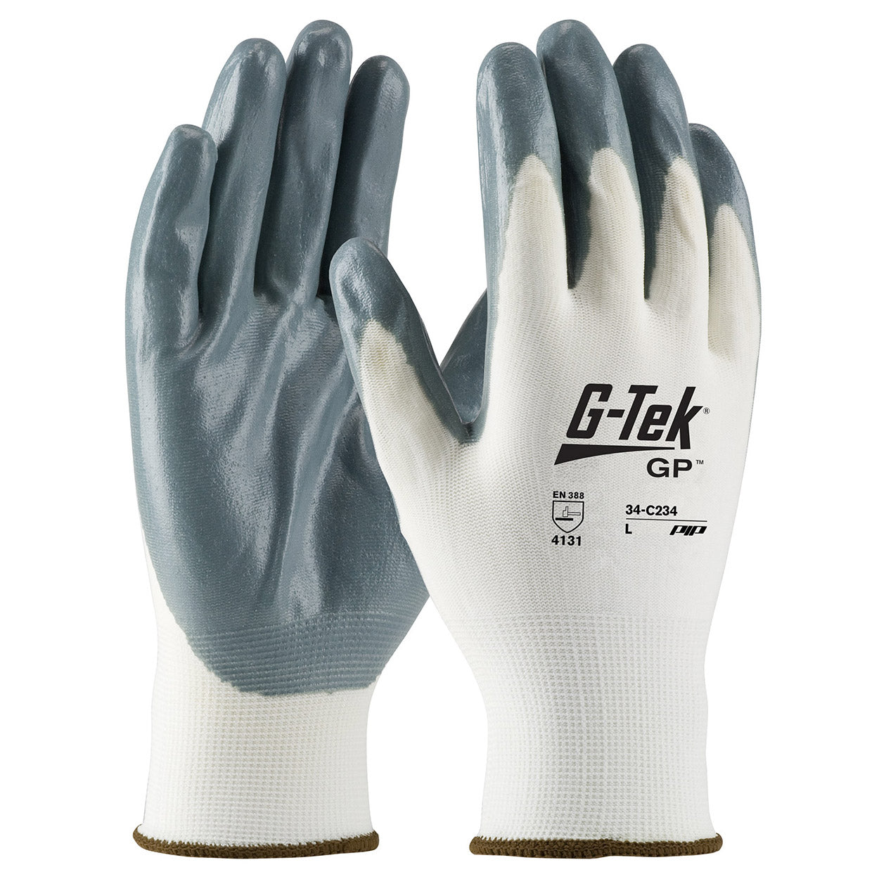 Economy Grade String Knit Gloves - PIP - Durable Nitrile