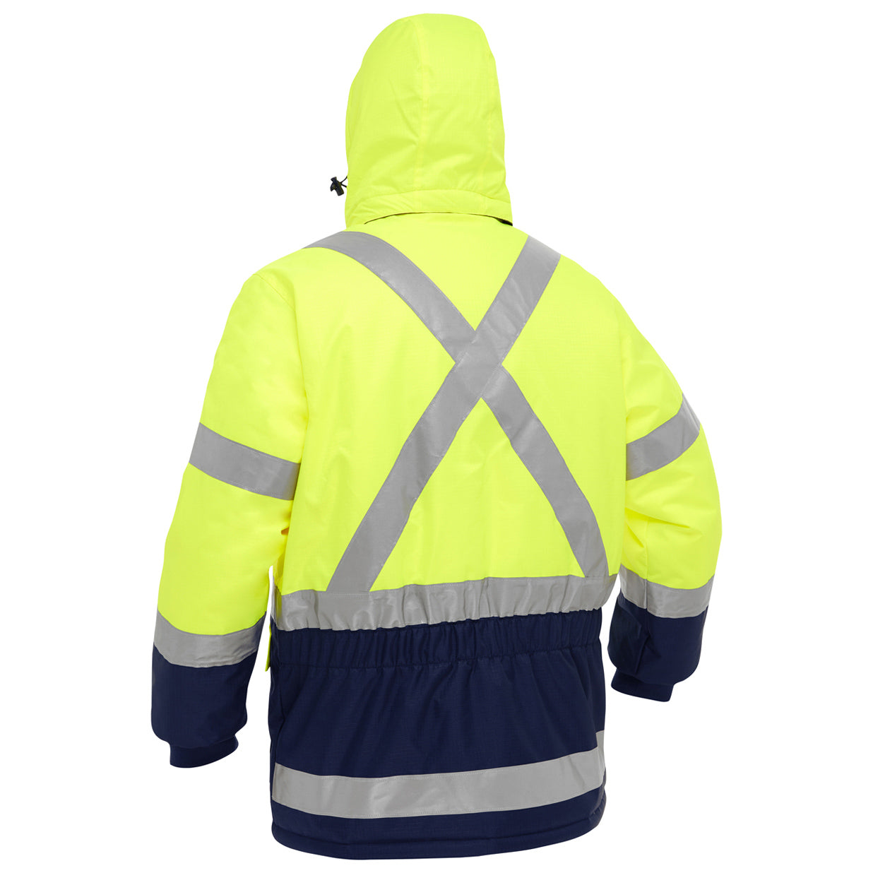 Orange/Navy Safety Jacket - PIP - Extreme Cold Protection