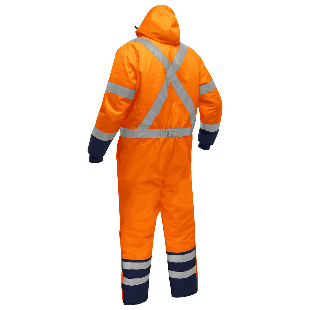 Orange/Navy Coveralls - PIP - Extreme Cold Protection