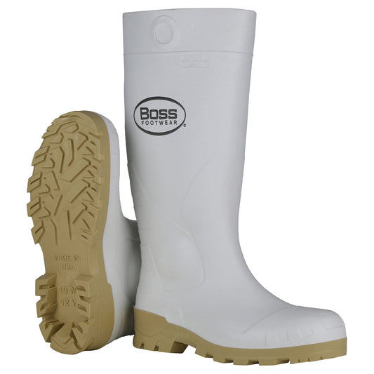 White Work Boots | PIP | 380-900 Boss - Waterproof - Comfort