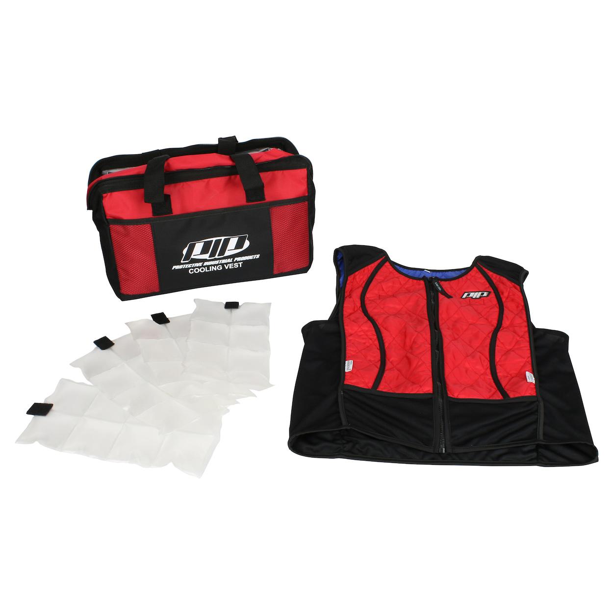 Red Cooling Vests - PIP - Lightweight Design