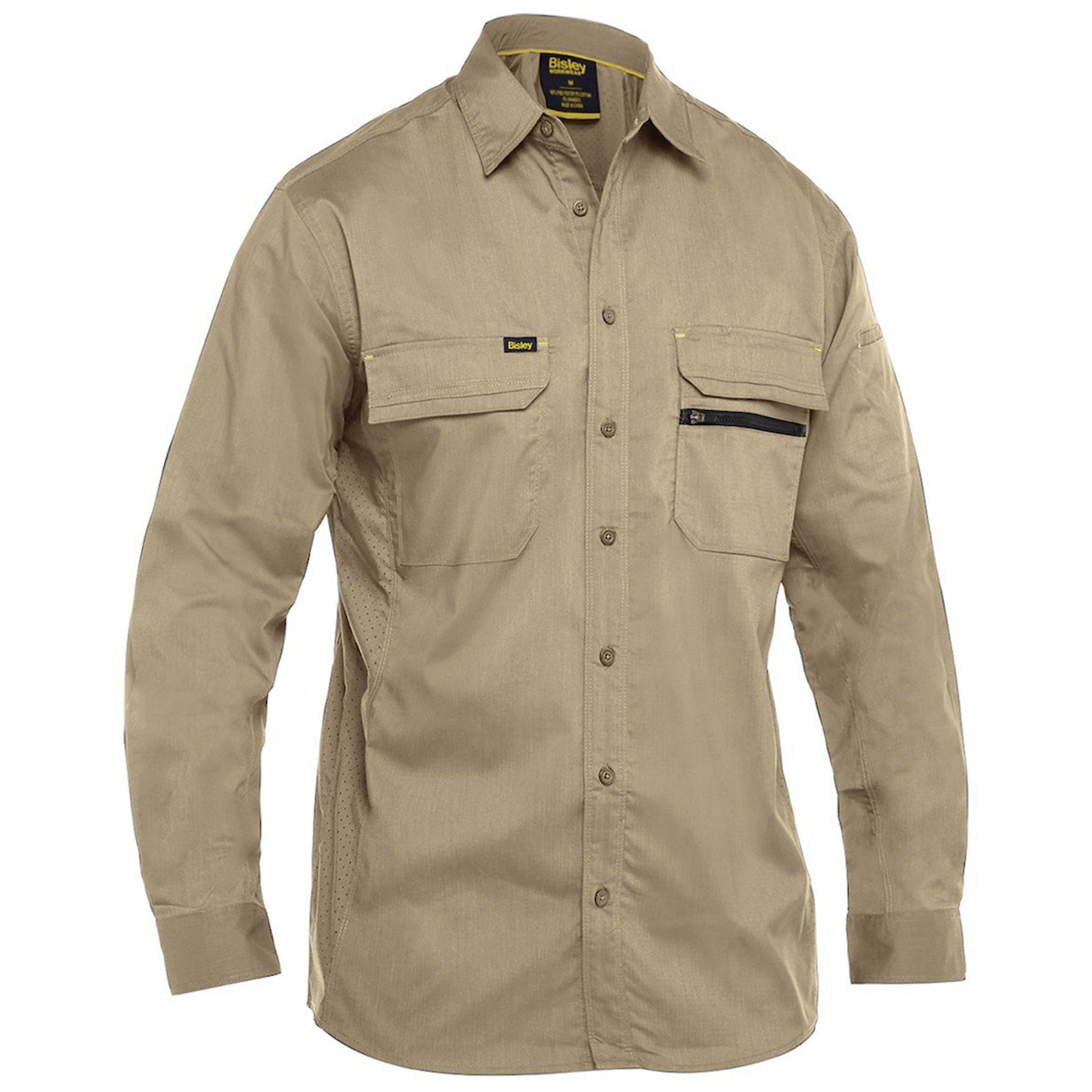 Gray Ripstop Work Shirt - PIP - Lightweight Comfort