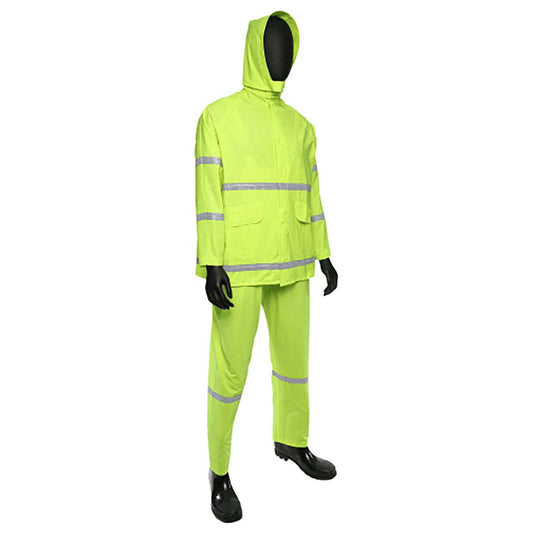 Yellow/Lime Rain Suit - PIP - Water Resistant