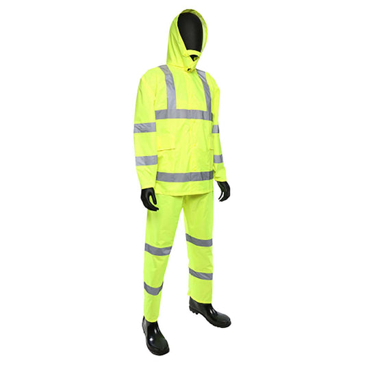 Yellow/Lime Rain Suit - PIP - Waterproof Design