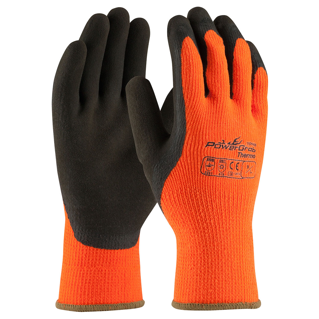 Latex MicroFinish Grip Gloves - PIP - Hi-Vis Durable