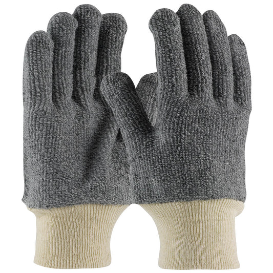 24 oz. String Knit Gloves - PIP - Terry Cloth Seamless