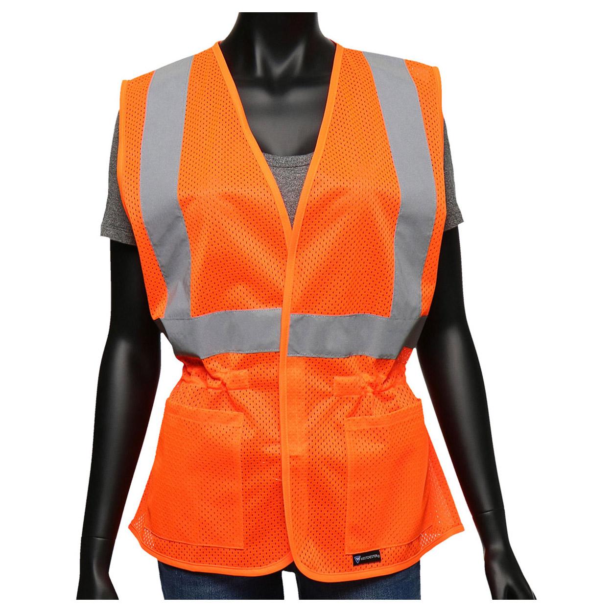 Yellow/Lime Safety Vest - PIP - Reflective Design