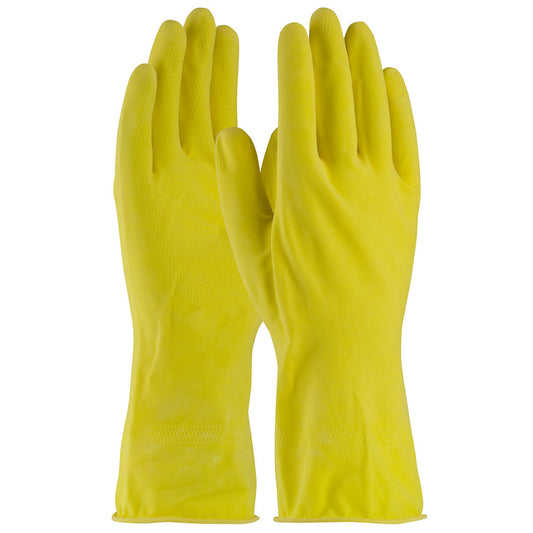 16 Mil Rubber Gloves - PIP - Durable Latex Protection