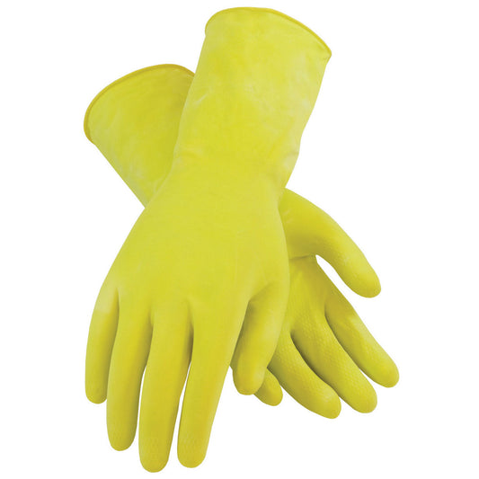 16 Mil Rubber Gloves - PIP - Durable Latex Safety