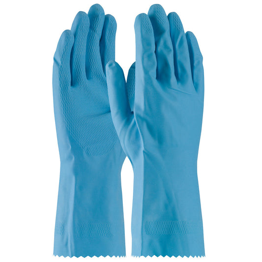 18 Mil Rubber Gloves - PIP - Durable Latex Material