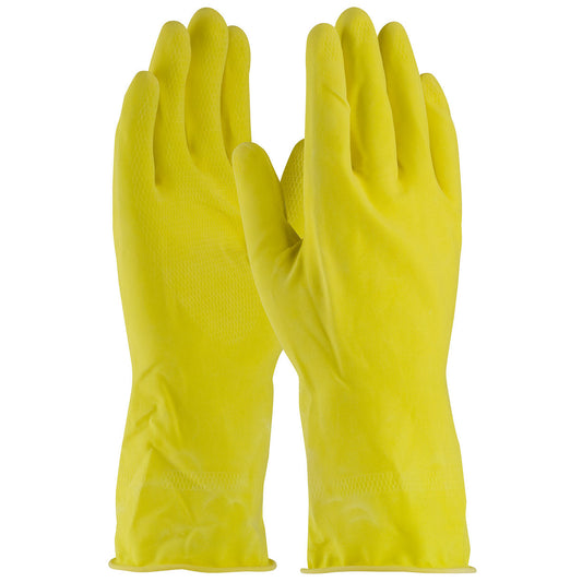 18 Mil Rubber Gloves - PIP - Durable Latex Protection