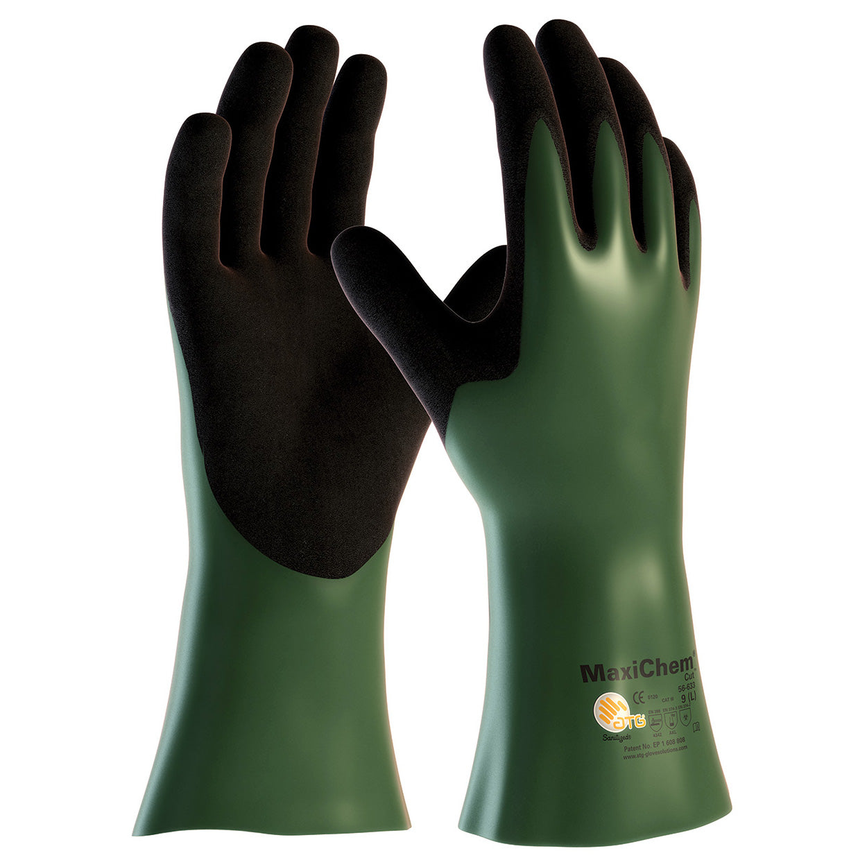 12" Length Rubber Gloves - PIP - Cut Resistant Nitrile