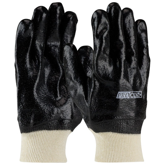 Knitwrist Rubber Gloves - PIP - Durable Grip