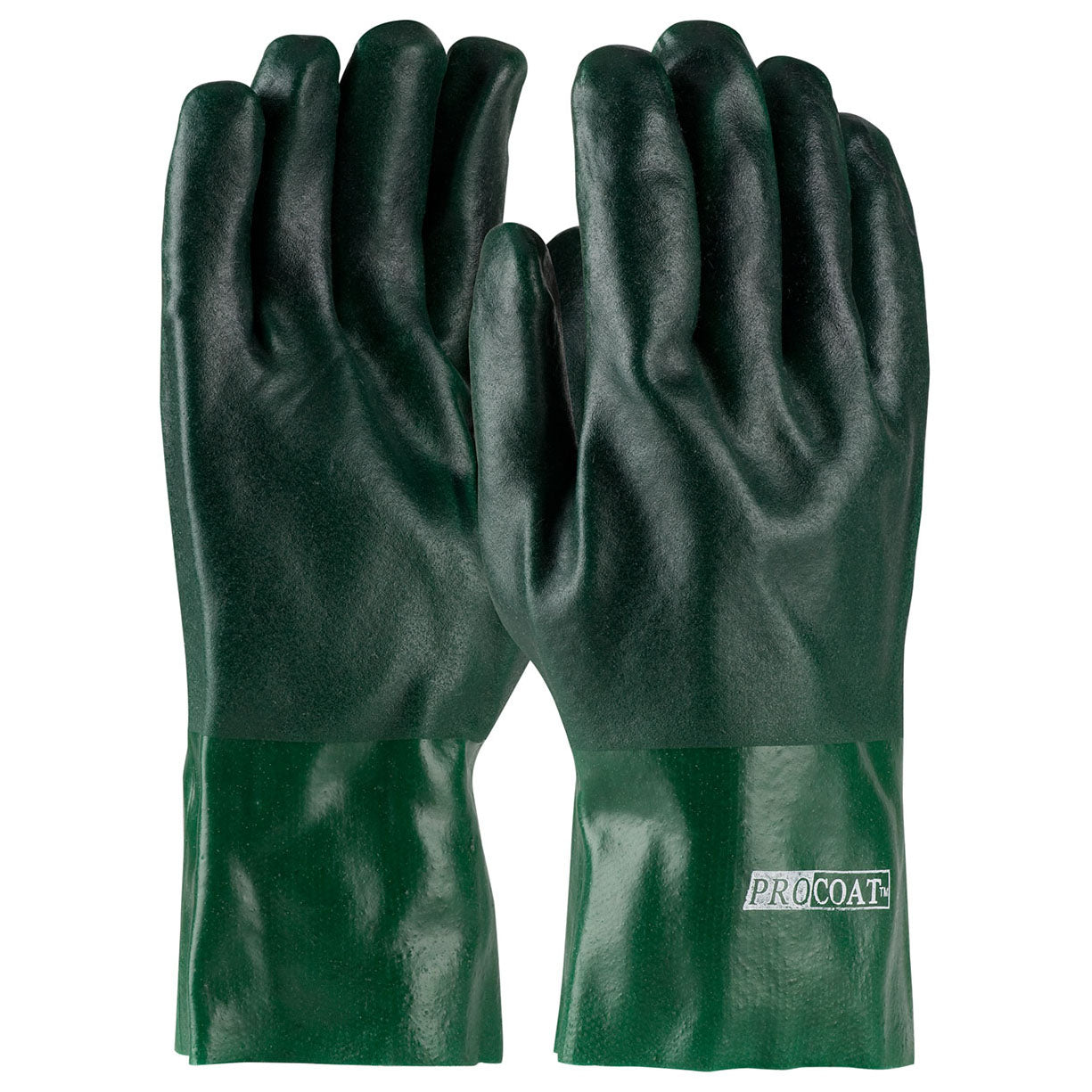 12" Rubber Gloves - PIP - Procoat PVC Dipped