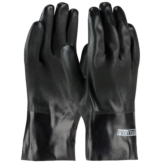 10" Rubber Gloves - PIP - Sandy Finish, Durable Protection