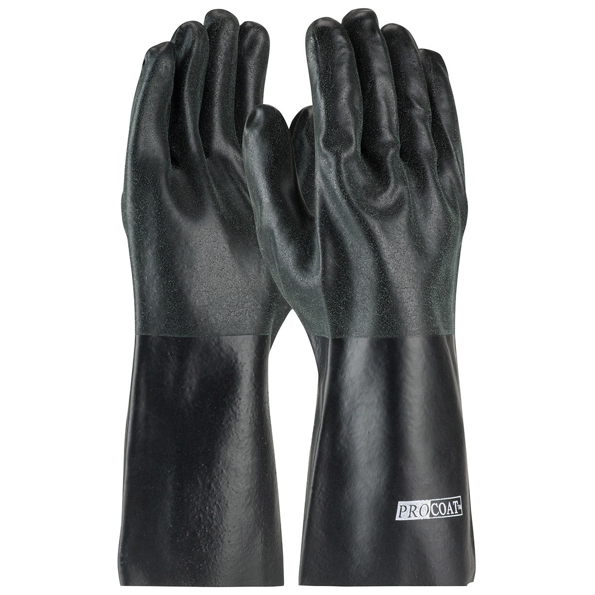 14" Rubber Gloves - PIP - Double Dipped Protection