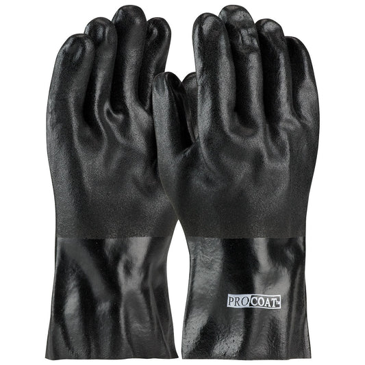 12" Rubber Gloves - PIP - Sandy Finish for Grip