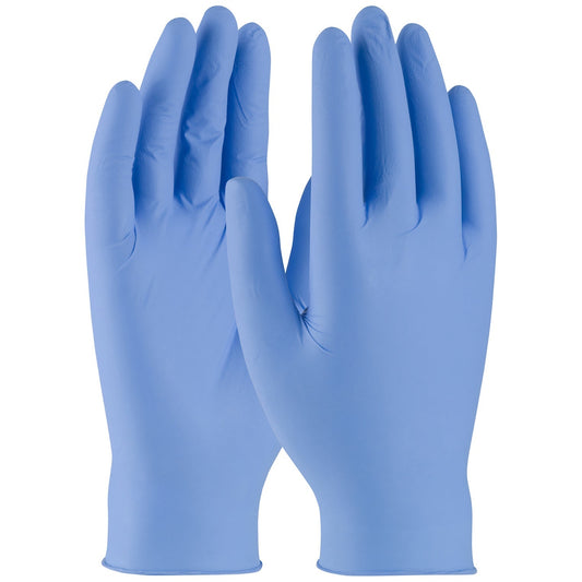 3 mil Disposable Gloves - PIP - Nitrile With Grip