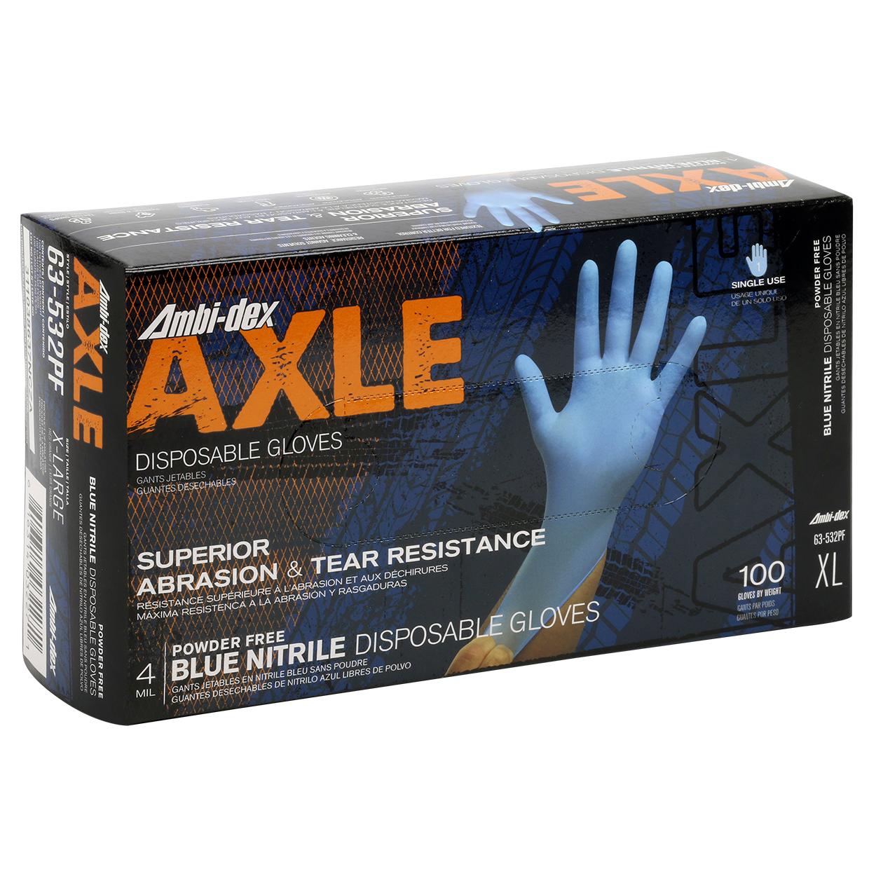 Blue Disposable Gloves - PIP - Nitrile Protection