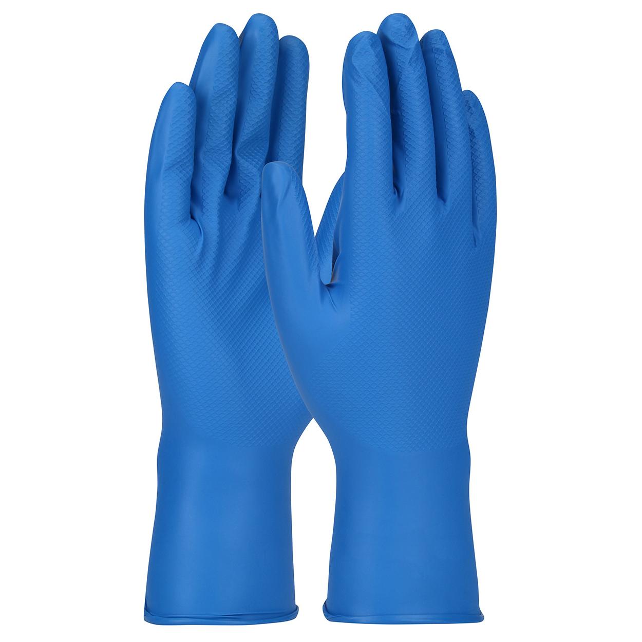 8 Mil Disposable Gloves - PIP - Nitrile Grip Performance