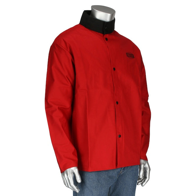 Green Welding Jackets - PIP - Fire-Resistant Cotton