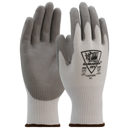 Polyurethane Coated Flat Grip String Knit Gloves | PIP | 713Cfhgwu Barracuda Seamless Polykor Blended